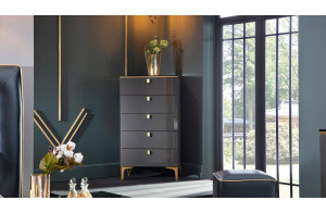 Узкий бельевой комод Карлино (Carlino) CARL-28