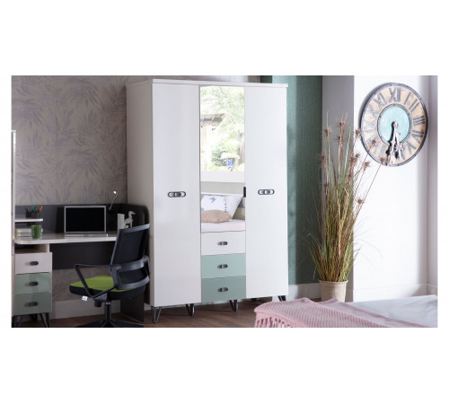 Трехдверный шкаф Менти (Menty) MENTY-21