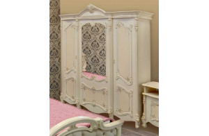 Четырехстворчатый шкаф для одежды Рафаэлла (беж)