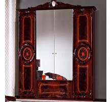 Четырехстворчатый шкаф для одежды Роза (могано)