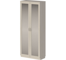 Шкаф двустворчатый для одежды с зеркалом в прихожую Валенсия ВС-204.02