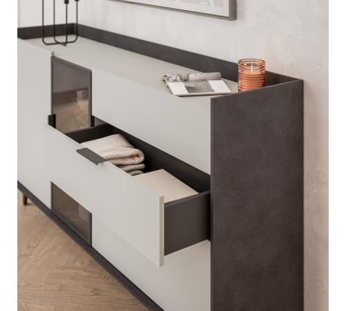 Гостиная Модена Металл Бруклин/Лунный Камень