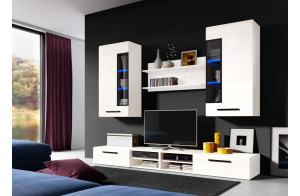 Настенная полка Кёльн-980 Белый Аляска