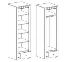 Шкаф  Прованс однодверный платяной