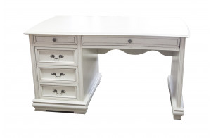 Стол письменный Оскар ММ-218-21 (белая эмаль+пт)
