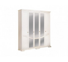 Шкаф для одежды Лика ММ-137-01/05 (белая эмаль)