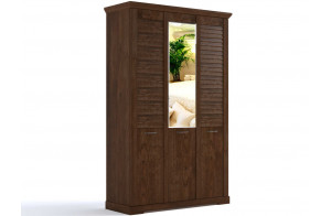 Трехстворчатый шкаф для одежды СК-7 (ОРТ) Кантри с зеркалом