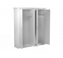 Четырехстворчатый шкаф для одежды Клер, Сосна Андерсен