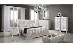 Спальня Амели 4 (выбеленный дуб)