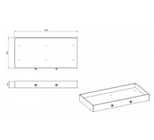 Ящик для детской кровати Мавенна (Mavenna) MAVN-38
