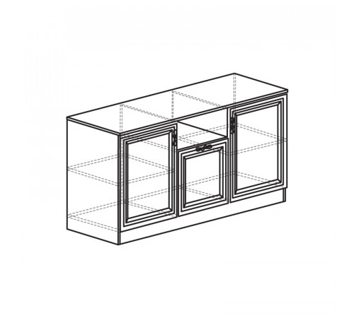 Тумба в гостиную Лира 45 светлая