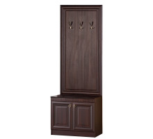 Тубма с вешалкой для прихожей Инна 620 темная