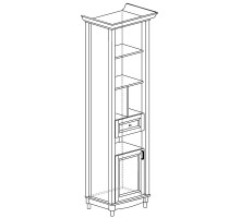 Открытый шкаф Прованс 403