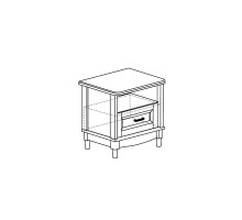 Тумба прикроватная Прованс 413